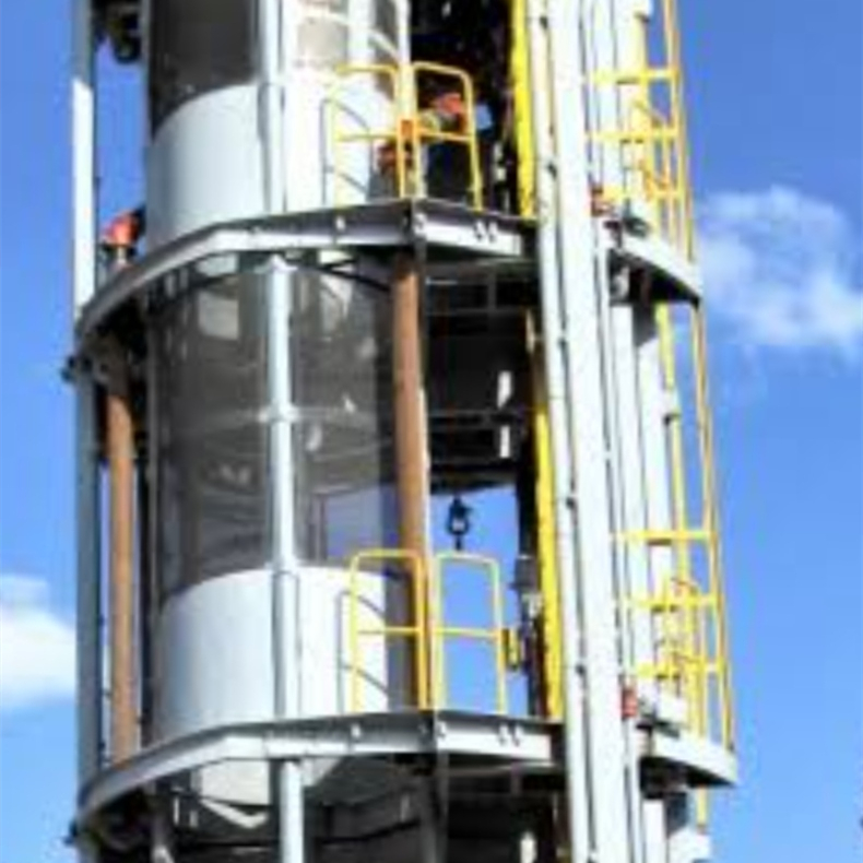 Υπόγειος ανελκυστήρας μεταβλητής σχεδίασης δομής αγωγού ορυχείου